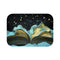 "Book Page Constellation Bath Mat"