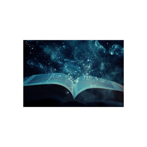 Book Page Constellations Poster Art