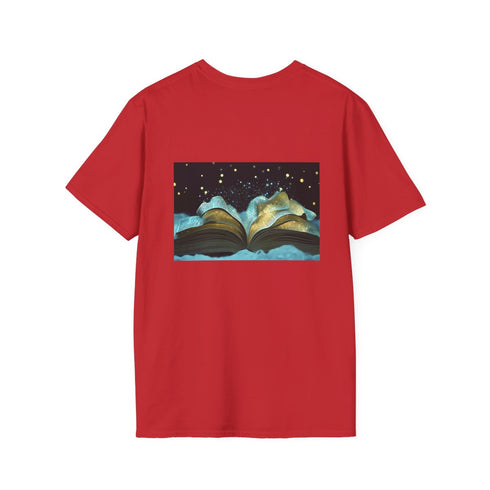 Book Pages Constellations Cosmic Tee