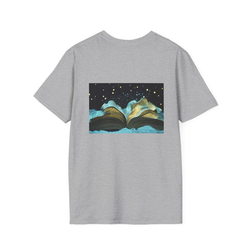 Book Pages Constellations Cosmic Tee