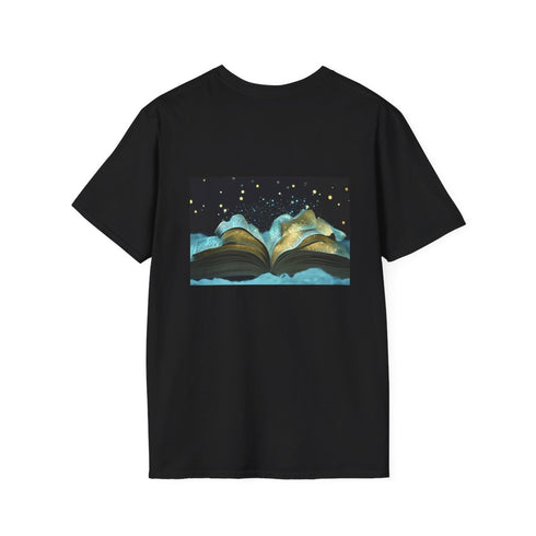 Book Pages Constellations Cosmic Tee