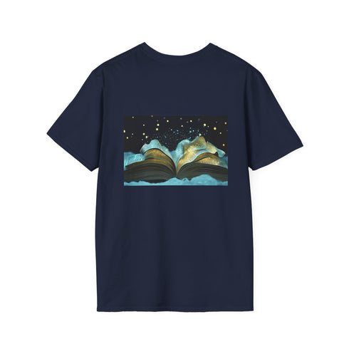 Book Pages Constellations Cosmic Tee