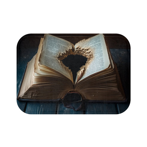 Book Pages Portal Bath Mat.