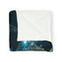 Book Pages Turning into Constellations Plush Fleece Throw Blanket