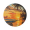 "Boracay Sunset Round Rug: Tranquil Paradise"