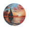 "Boracay Sunset Round Rug: Tropical Paradise for Your Home"