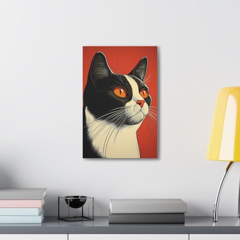 Close-up botanical beauty canvas print, 18" x 12", elegant decor.