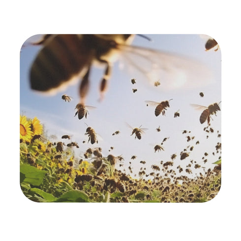 Bountiful Sunflower Bee Haven Mouse Pad