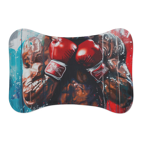 "Boxer Painting Pet Mat Masterpiece"