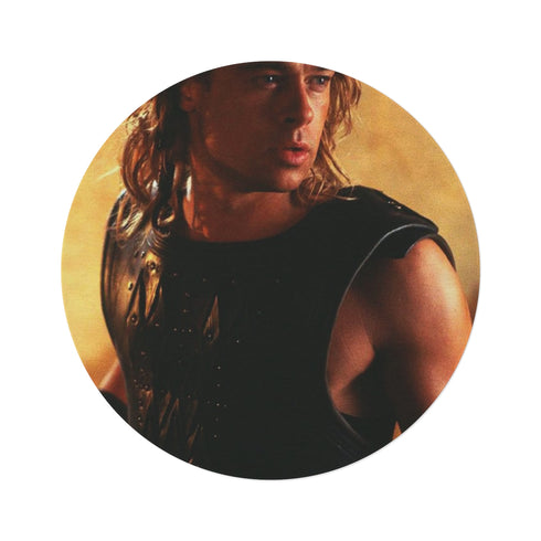 "Brad Pitt Achilles Round Rug: A Celebrity-Inspired Statement Piece"