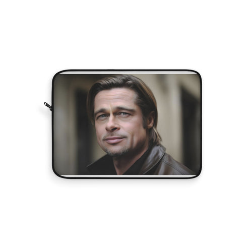 "Brad Pitt-Inspired Luxury Laptop Sleeve"