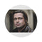 "Brad Pitt Inspired Round Rug"