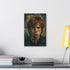 Magical Weasley portrait on canvas celebrating Gryffindor bravery.