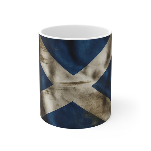 "Brave Brew: Scotland Flag Mug"