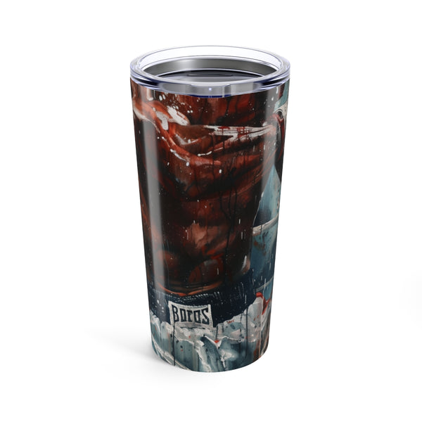 Brawny Boxer Art Drinking Bottle