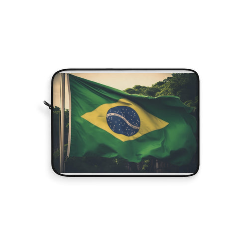 "Brazilian Pride Laptop Sleeve: Protect Your Tech in Style"