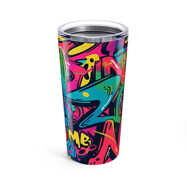 Bright Neon Urban Graffiti Bottle