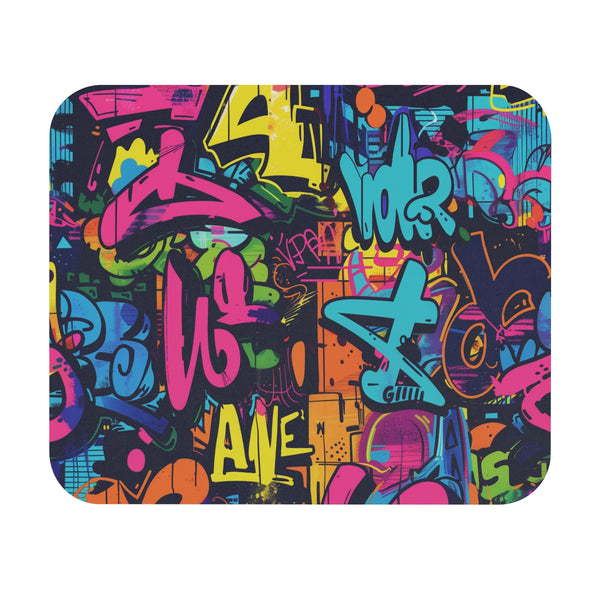 Bright Urban Graffiti Mouse Pad Unleash Your Creative Side!