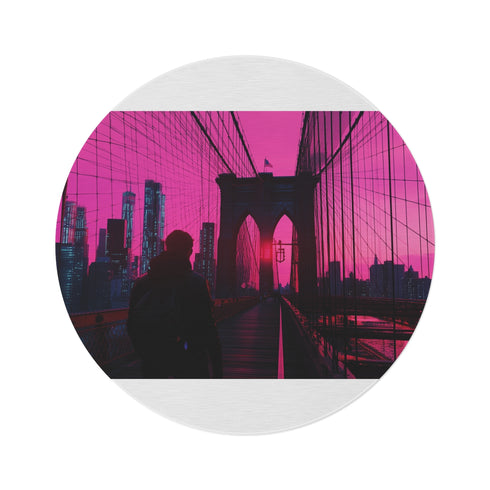 "Brooklyn Breeze Round Rug"