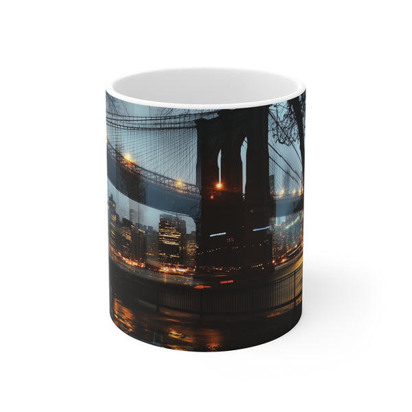 "Brooklyn Dreams: Cityscape Coffee Mug"