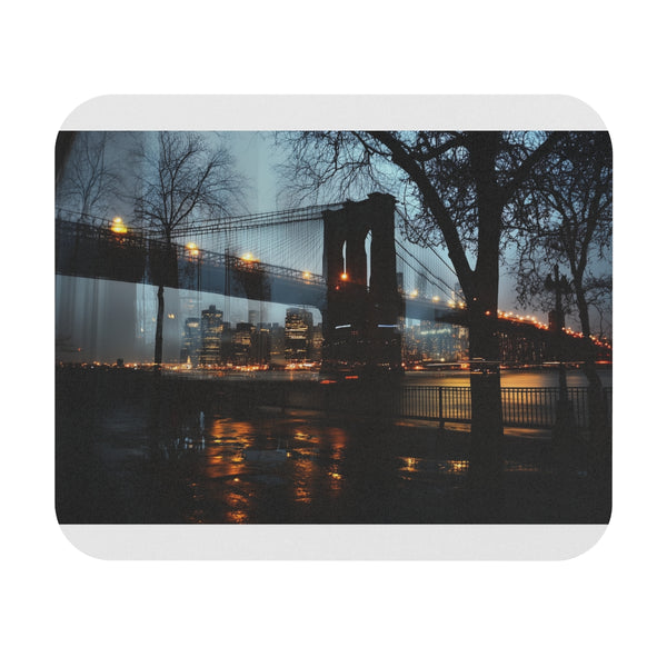Brooklyn Skyline Mouse Pad Explore the Big Apple From Your Desk