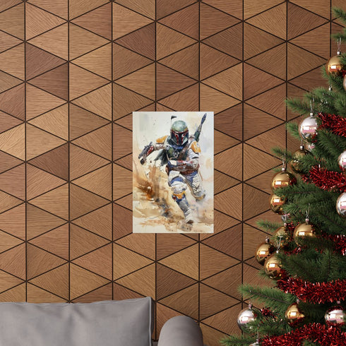 Bubbles and Boba poster, matte paper, Valentine's Day promotion, 12" x 18"