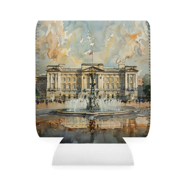 Buckingham Palace Watercolor Can Sleeve: Royal Refreshment