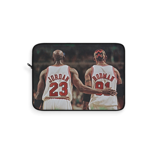 "Bulls Legends Laptop Sleeve: Air & Worm"
