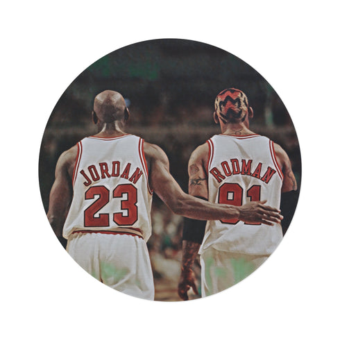 "Bulls Legends Round Rug"