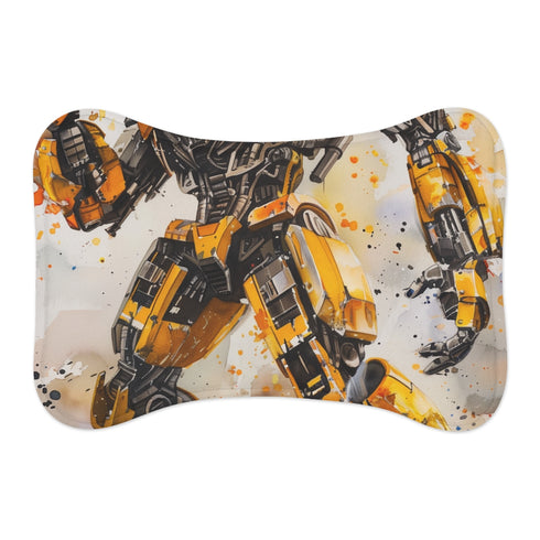 "Bumblebee Transformers Pet Mat: Transform Your Pet's Space!"