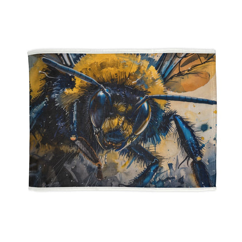 "Bumblebee Watercolor Dream Bed Cover"