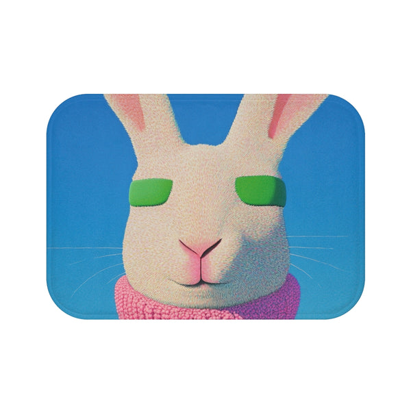 "Bunny Bliss Bath Mat: Bring Joy to Your Bathroom"