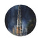 "Burj Khalifa Night Watercolor Rug"