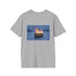 Burning Piano Snowstorm Graphic T-Shirt