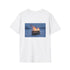 Burning Piano Snowstorm Graphic T-Shirt