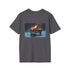 Burning Piano Snowstorm Graphic Tee