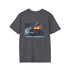 Burning Piano Snowstorm Tshirt Graphic