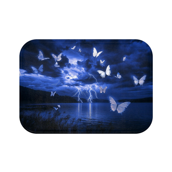 Butterfly Storm Bath Mat Collection