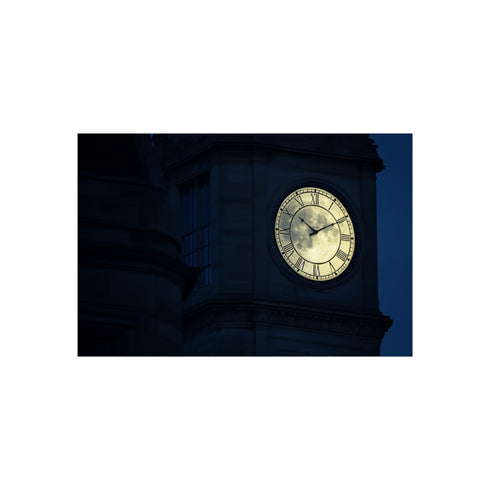 Buy 37 Clocktower Moon Phase Poster