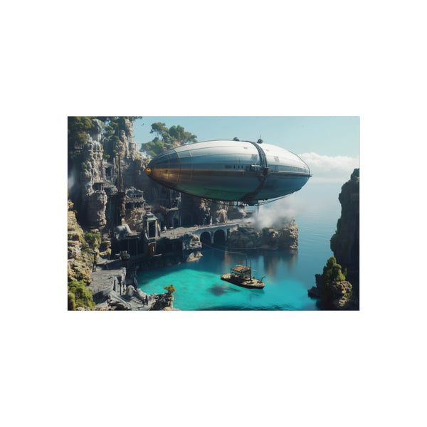 Buy Airship Sky Island Poster