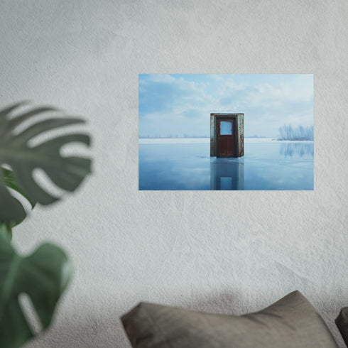 Buy Ancient Ice Lake Door Poster