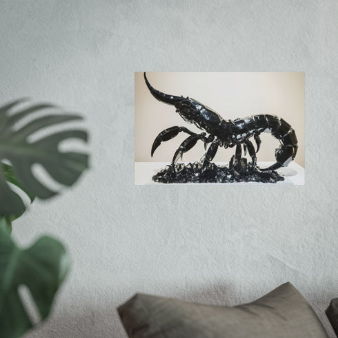 Buy Black Crystal Scorpion Poster