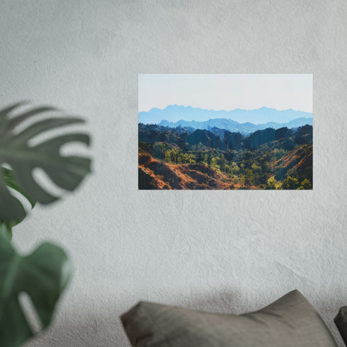 Buy Canyon Waveform Art Poster