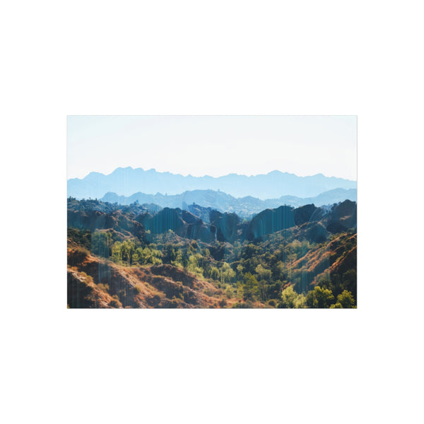 "Buy Canyon Waveform Art Poster"