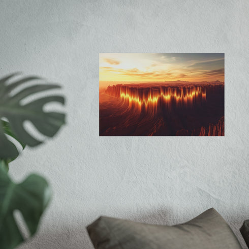 Buy Canyon Waveform Poster Now