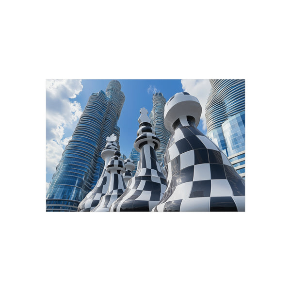Buy Chess Piece Skyscraper Posters