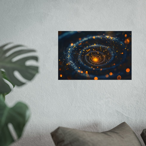 Buy Cosmic Fireflies Spiral Poster