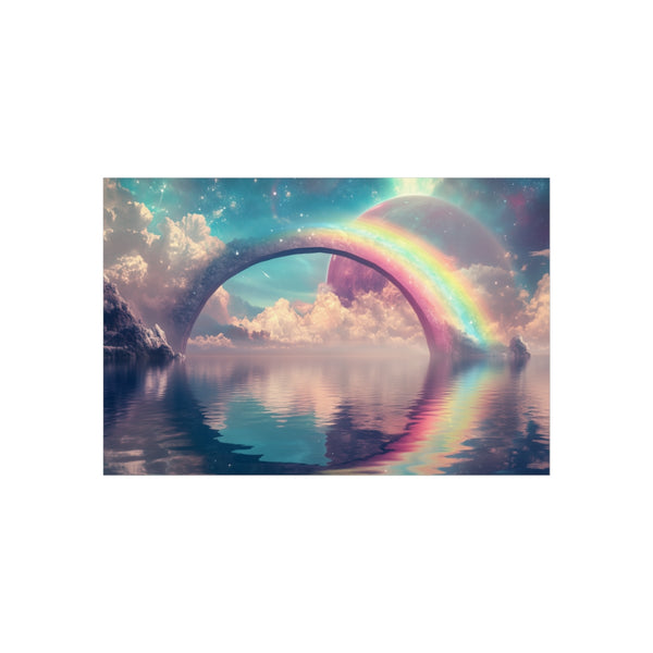 Buy Cosmic Poster with Rainbow Bridge