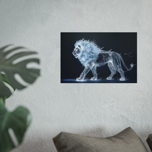 Buy Cybernetic Lion Light Poster