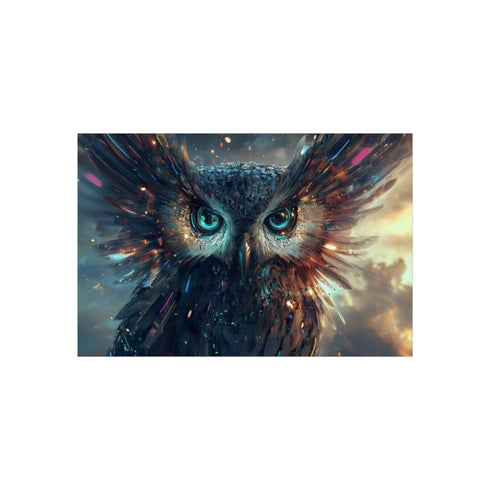 "Buy Cyberpunk Owl Digital Art"